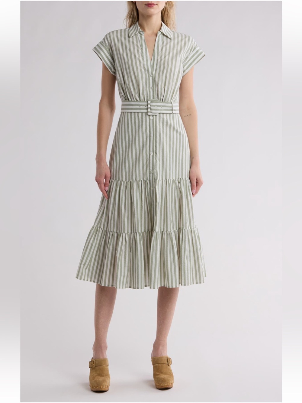 Veronica Beard Vanessa Belted Shirt Dress size 2